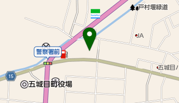 五城目歯科医院 トイレの地図画像