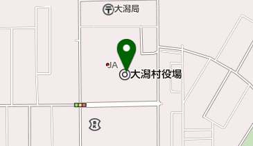 大潟村役場 トイレの地図画像