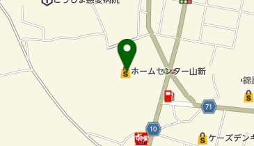 ジョイフル 山新錦店 トイレの地図画像