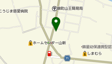 あなだ歯科医院 トイレの地図画像