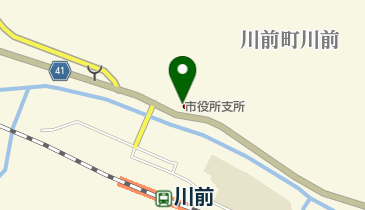 いわき市川前支所 トイレの地図画像