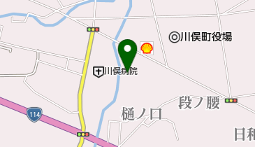 川俣町保健センター トイレの地図画像