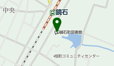 鏡石町図書館 トイレの地図画像