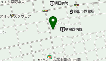 今泉西病院 トイレの地図画像