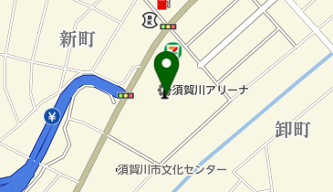 須賀川アリーナ トイレの地図画像