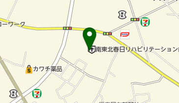 南東北春日リハビリテーション病院 トイレの地図画像