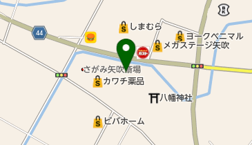 矢吹町温水プール トイレの地図画像