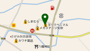 ヨークベニマルメガステージ矢吹店 トイレの地図画像