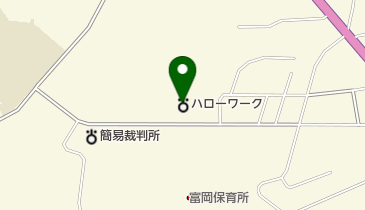 富岡公共職業安定所 トイレの地図画像