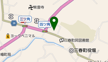 三春交流館 まほら トイレの地図画像