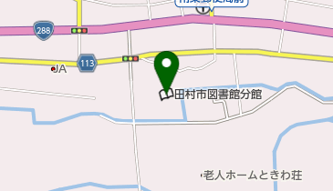 田村市常葉行政局 トイレの地図画像