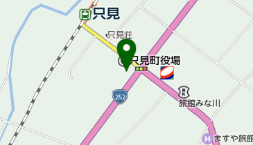 只見町役場 トイレの地図画像