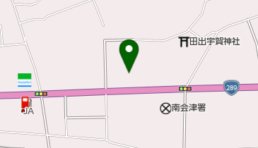 会津田島祇園会館 トイレの地図画像