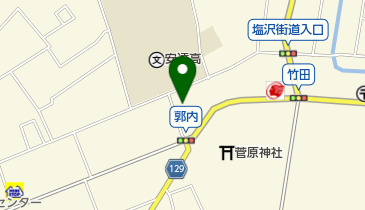 二本松工芸舘・田中家具 トイレの地図画像