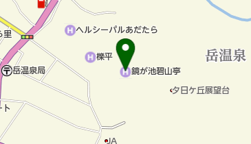 鏡が池碧山亭 トイレの地図画像