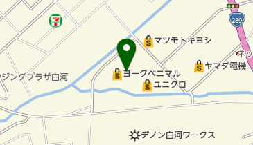 ヨークベニマル メガステージ白河店 トイレの地図画像