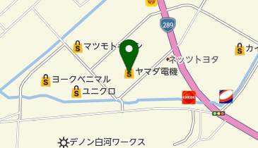 ザ・ダイソー メガステージ 白河店 トイレの地図画像