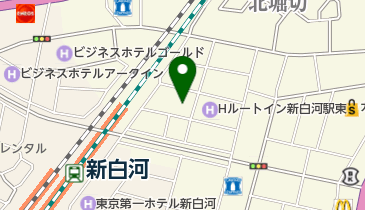 ホテルルートイン白河 トイレの地図画像