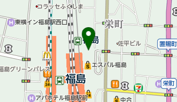 ミスタードーナツ 福島駅前 トイレの地図画像