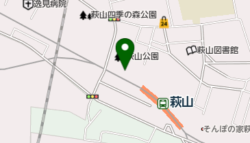 萩山公園 トイレの地図画像