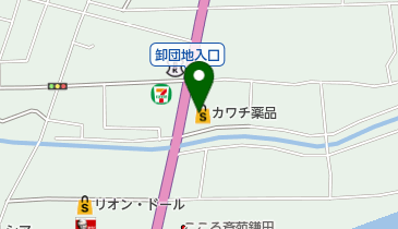 カワチ薬品 鎌田店 トイレの地図画像