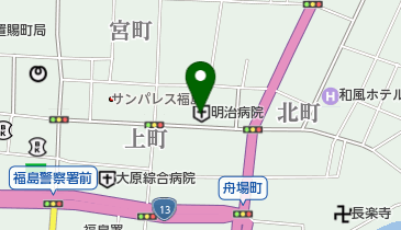 明治病院 トイレの地図画像