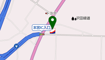 キタセキ 本宮インター給油所 トイレの地図画像