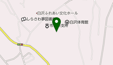 白沢体育館 トイレの地図画像