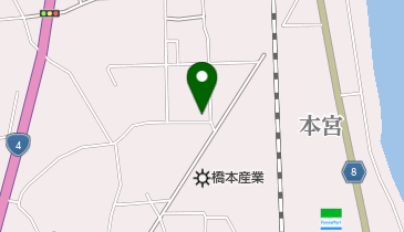 髪工房はしもと トイレの地図画像