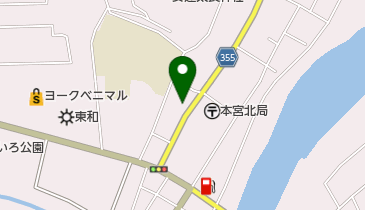 カンノ理容室 トイレの地図画像