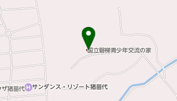 国立磐梯青年の家 トイレの地図画像