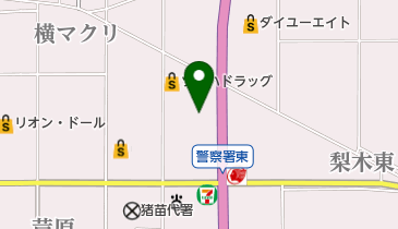 磐梯高原柏屋 トイレの地図画像