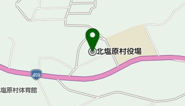 北塩原村役場 トイレの地図画像