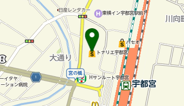 宇都宮市保健センター トイレの地図画像