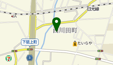 カワチ薬品 西川田店 トイレの地図画像