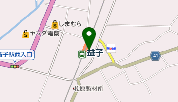 益子町社会福祉協議会 トイレの地図画像