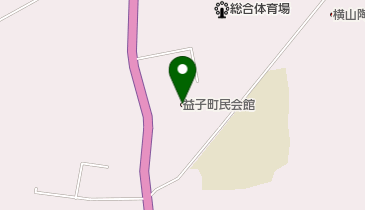 益子町中央公民館 トイレの地図画像