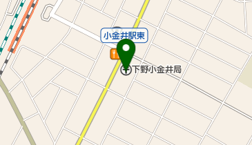 下野小金井郵便局 トイレの地図画像