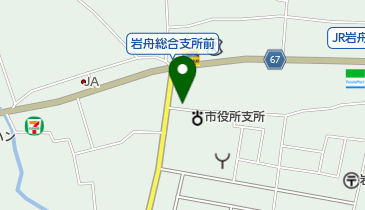 岩舟町役場 トイレの地図画像