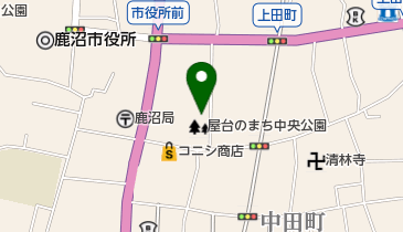 鹿沼市観光物産協会 トイレの地図画像