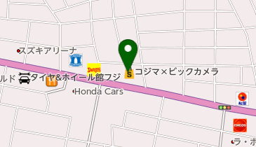 コジマ NEW小山店 トイレの地図画像