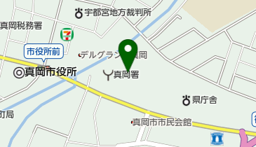 真岡市総合福祉保健センター トイレの地図画像