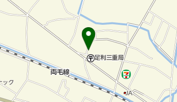 足利市三重公民館 トイレの地図画像