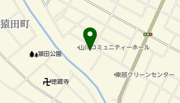 山川こども館 トイレの地図画像