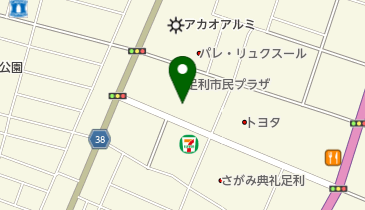 足利市民プラザ トイレ」(足利市-トイレ-〒326-0823)の地図/アクセス