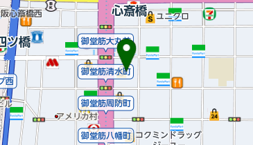 大丸 心斎橋店 トイレの地図画像