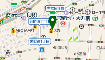 大丸 神戸店 トイレの地図画像