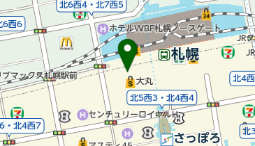 大丸 札幌店 トイレの地図画像