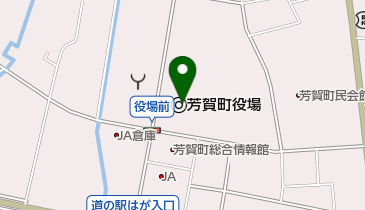 芳賀町役場 トイレの地図画像