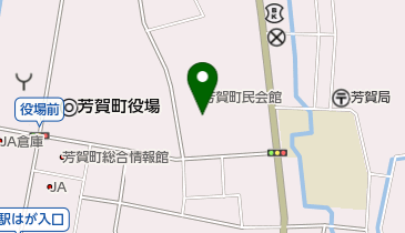 芳賀町民会館 トイレの地図画像